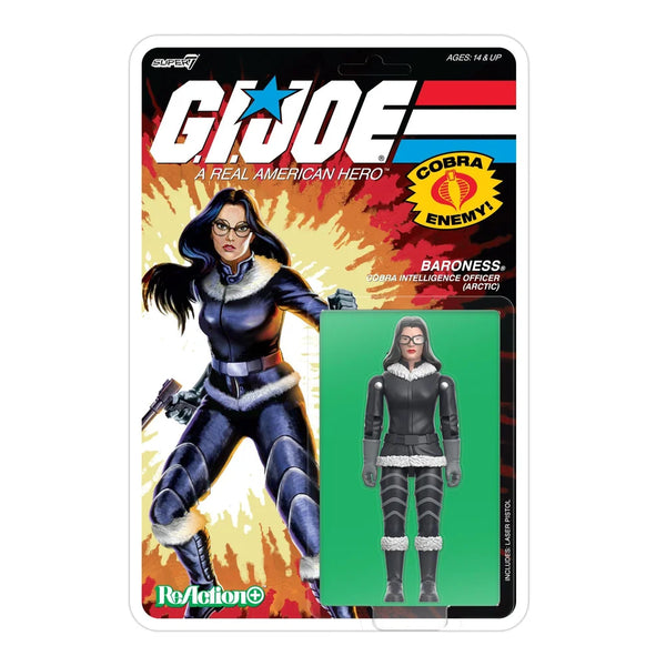 G.I. Joe ReAction+ Wave 10 (Flint, Shipwreck (Peacoat), Baroness (Arctic) & SNAKE Armor