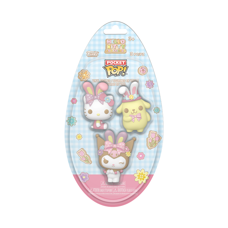 Pocket Pop! Hello Kitty and Friends with Bunny Ears 3-Pack
