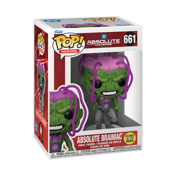 DC Comics Absolute Brainiac Glow-in-the-Dark Funko Pop! Vinyl Figure #661 (Pre-Order)