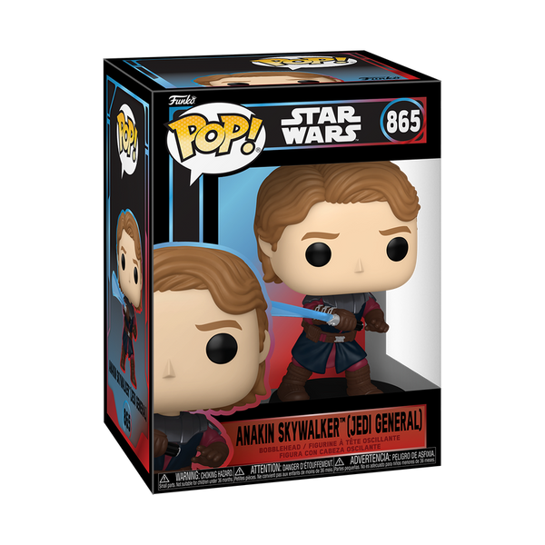 Star Wars Anakin Skywalker (Jedi General) Funko Pop! Vinyl Figure #865 (Pre-Order)