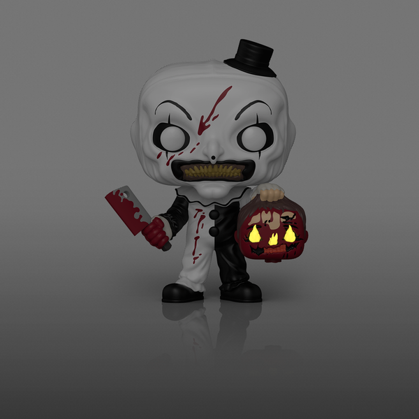 Terrifier Art with Steves Head Glow-in-the-Dark Funko Pop! Vinyl Figure #2169 (Pre-Order)