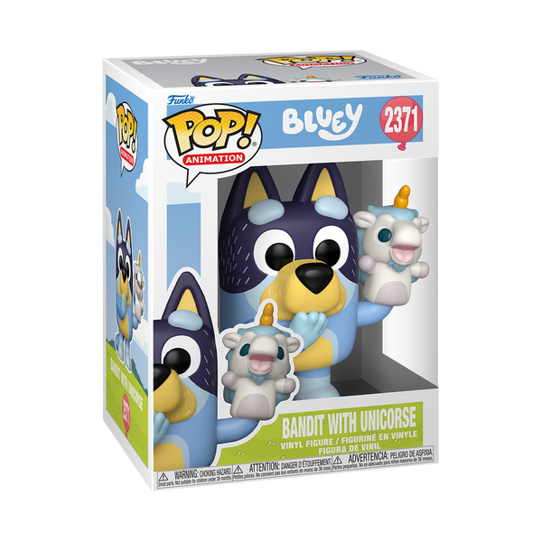 Bluey Bandit with Unicorse Funko Pop! Vinyl Figure #2371 - Specialty (Pre-Order)