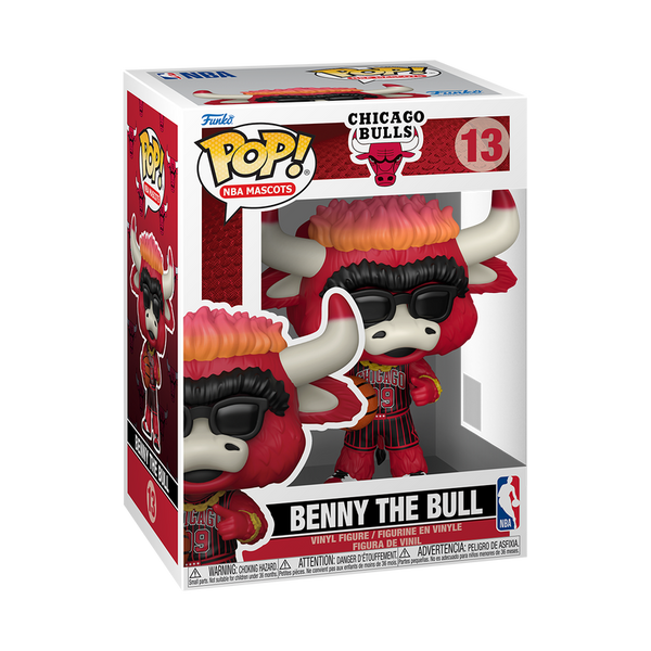 NBA Mascots Chicago Bulls Benny The Bull (Pinstripe Jersey) Funko Pop! Vinyl Figure #13 (Pre-Order)