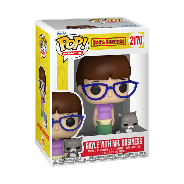 Bob's Burgers Gayle with Mr. Business Funko Pop! Vinyl Figure and Buddy #2170 (Pre-Order)