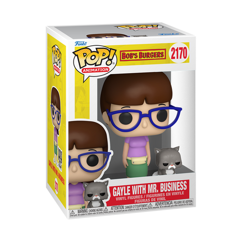Bob's Burgers Gayle with Mr. Business Funko Pop! Vinyl Figure and Buddy #2170 (Pre-Order)