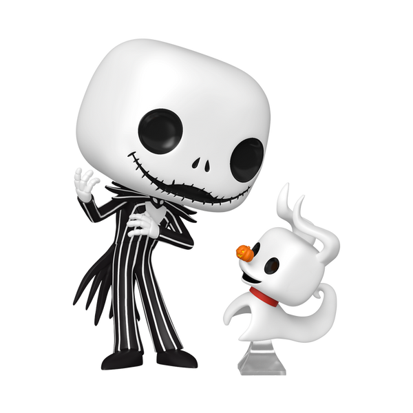 The Nightmare Before Christmas Jack Skellington with Zero Funko Pop! Vinyl Figure and Pop! Buddy (Pre-Order)