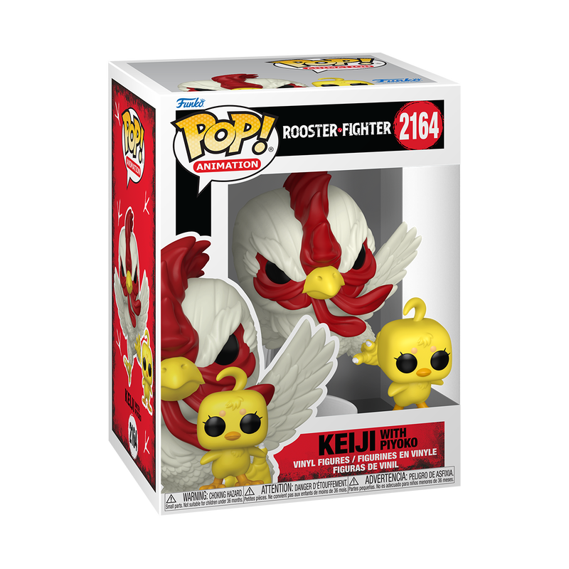 Rooster Fighter Keiji with Piyoko Funko Pop! Vinyl Figure and Buddy #2164 (Pre-Order)
