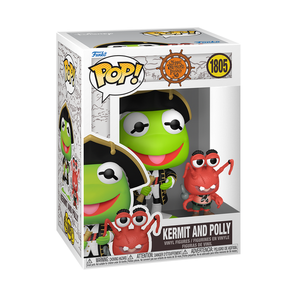 The Muppets: Treasure Island Kermit and Polly Funko Pop! Vinyl Figure Buddy #1805 (Pre-Order)