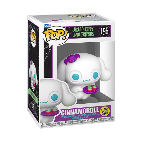 Hello Kitty and Friends Cinnamoroll Spooky Glow-in-the-Dark Funko Pop! Vinyl Figure #156 (Pre-Order)