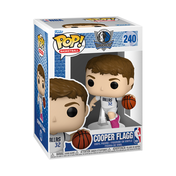 NBA Pop! Cooper Flagg (White Association Edition Jersey) #240 (Pre-Order)