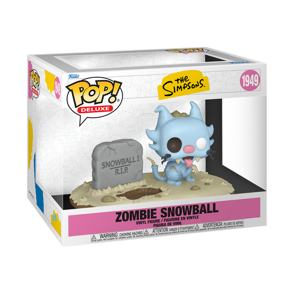 The Simpsons Zombie Snowball Deluxe Funko Pop! Vinyl Figure #1949 (Pre-Order)