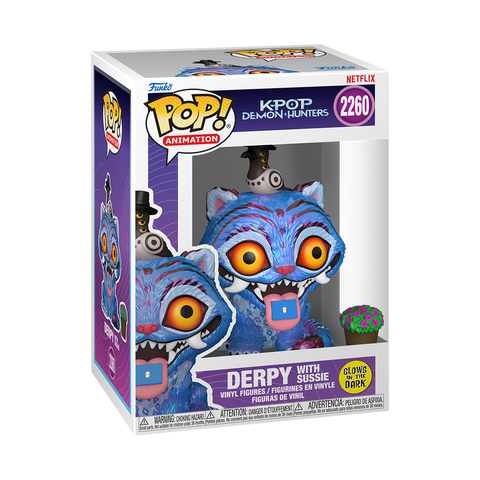 Funko Pop! Animation: KPop Demon Hunters - Derpy with Sussie Glow-in-the-Dark #2260 (Pre-Order)