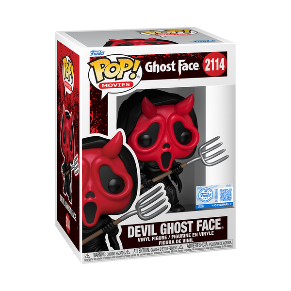 Scream Devil Ghost Face Funko Pop! Vinyl Figure #2114 - Entertainment Earth Exclusive