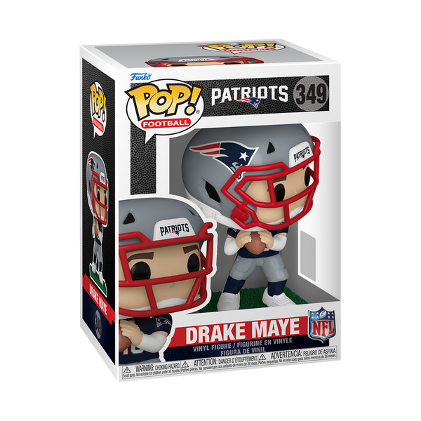 NFL Patriots Drake Maye Funko Pop! Vinyl Figure #349 (Pre-Order)