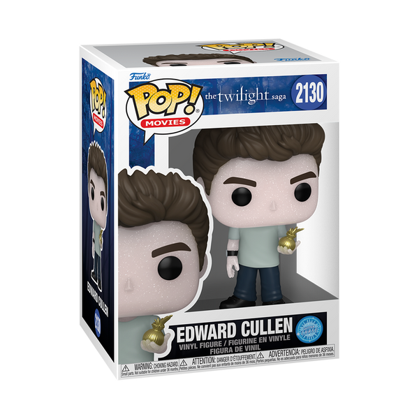 The Twilight Saga Edward Cullen Funko Pop! Vinyl Figure #2130 - Glitter Chase Bundle (Pre-Order)