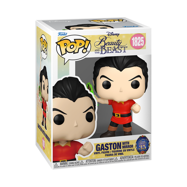 Beauty and the Beast Gaston with Mirror Funko Pop! Vinyl Figure #1825 (Pre-Order)