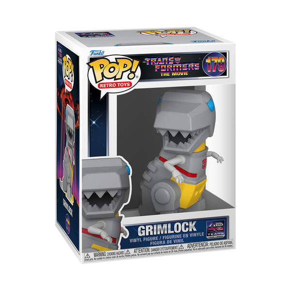The Transformers: The Movie (40th Anniversary) Grimlock Funko Pop! Vinyl Figure #179 (Pre-Order)