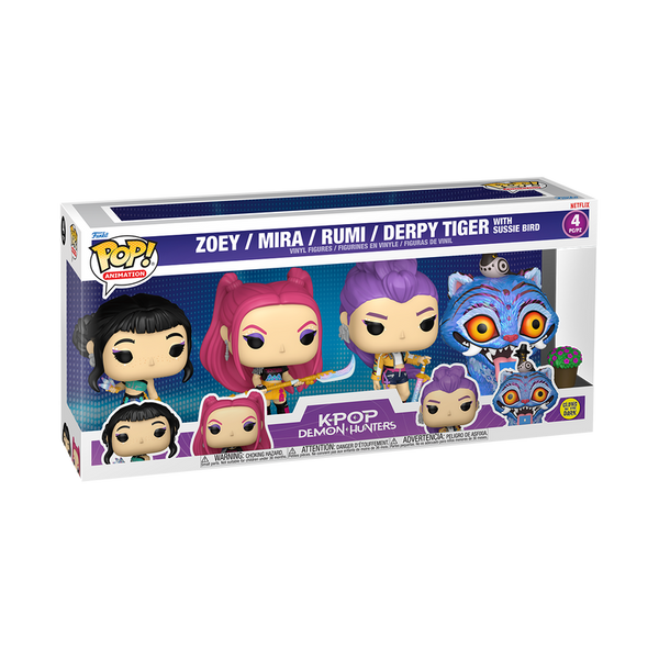 KPop Demon Hunters HUNTR/X Funko Pop! Vinyl Bundle Box 4-Pack (Pre-Order)