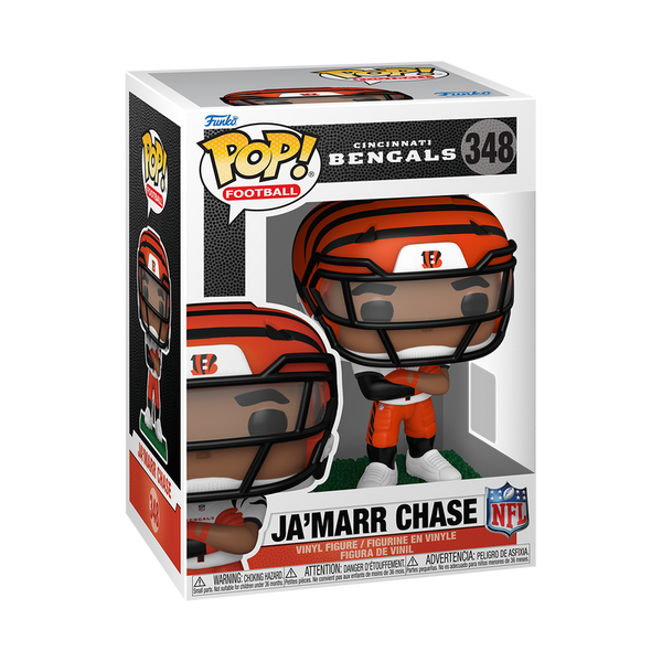 NFL Bengals Ja'Marr Chase (clear visor) Funko Pop! Vinyl Figure #348 (Pre-Order)