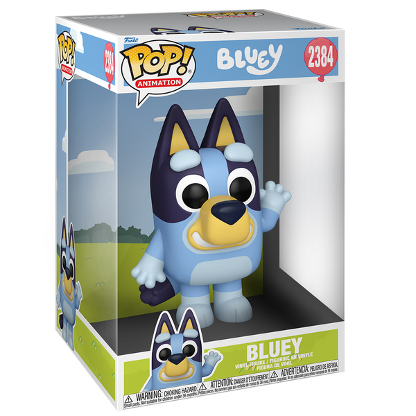 Bluey Waving Jumbo 10-Inch Funko Pop! Vinyl Figure #2384 - Specialty Series