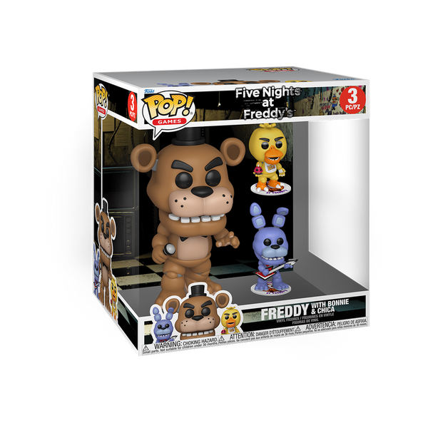 Five Nights at Freddy's Funko Pop! Jumbo Freddy with Bonnie & Chica 3-Pack (Pre-Order)