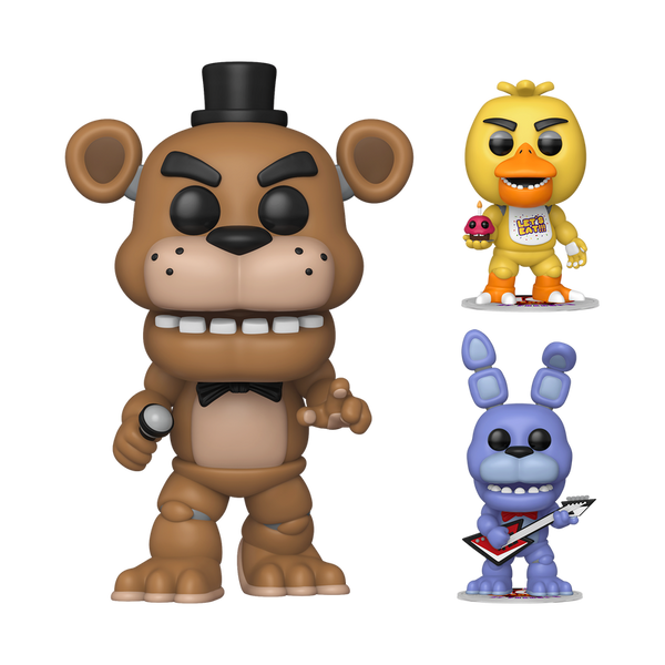 Five Nights at Freddy's Funko Pop! Jumbo Freddy with Bonnie & Chica 3-Pack (Pre-Order)
