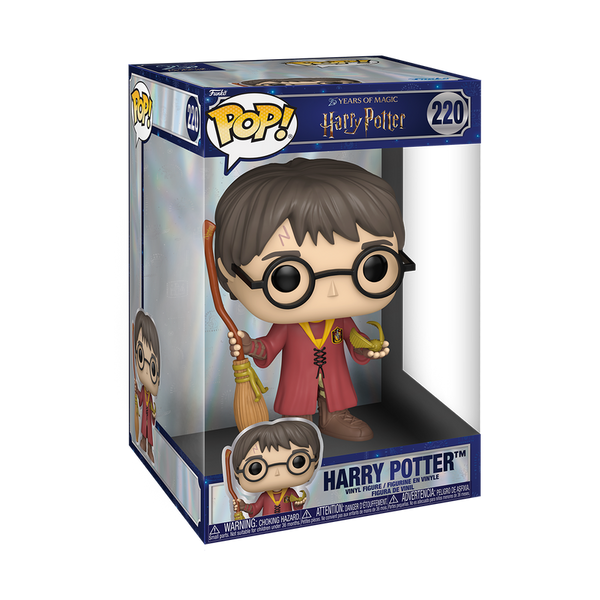 Harry Potter Quidditch with Nimbus 2000 Jumbo 10-Inch Funko Pop! Vinyl Figure #220 (Pre-Order)
