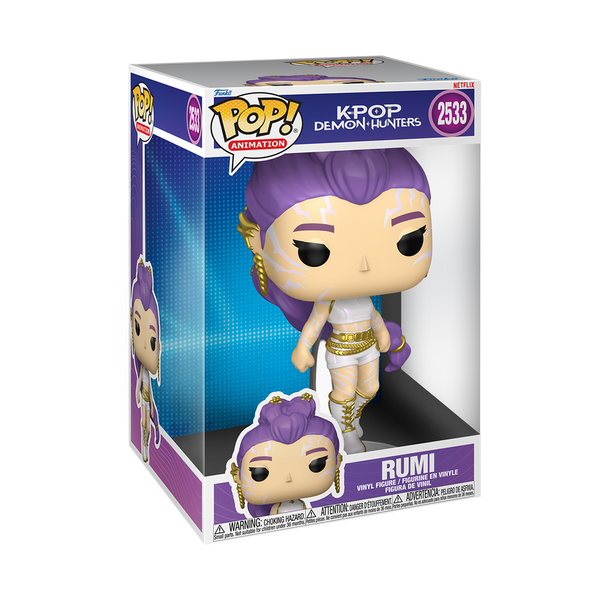 KPop Demon Hunters Rumi Jumbo 10-Inch Funko Pop! Vinyl Figure #2533 (Pre-Order)