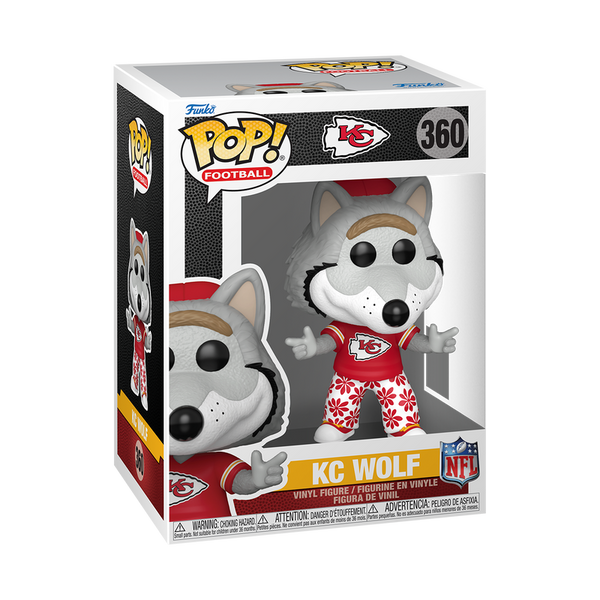 NFL Mascots Chiefs Wolf Funko Pop! Vinyl Figure #360 (Pre-Order)