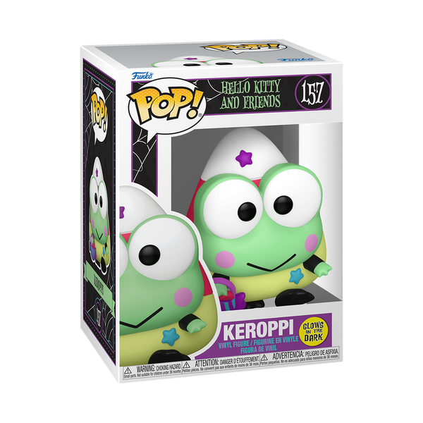 Hello Kitty and Friends Keroppi Spooky Glow-in-the-Dark Funko Pop! Vinyl Figure #157 (Pre-Order)