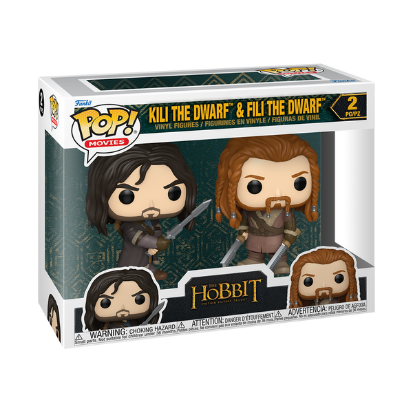 The Hobbit Kili the Dwarf and Fili the Dwarf Funko Pop! Vinyl Figure 2-Pack (Pre-Order)
