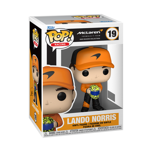 McLaren Lando Norris 2025 Season Collection Funko Pop! Vinyl Figure #19 (Pre-Order)