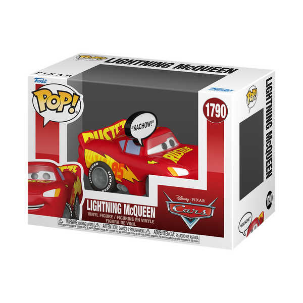 Cars Lighting McQueen (Kachow) Funko Pop! Sayings Pop! Vinyl Figure #1790 (Pre-Order)