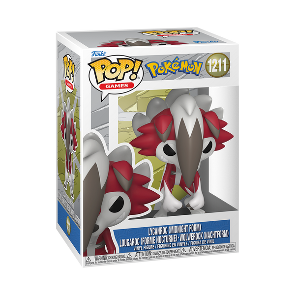 Pokemon Lycanroc (Midnight Form) Funko Pop! Vinyl Figure #1211 (Pre-Order)