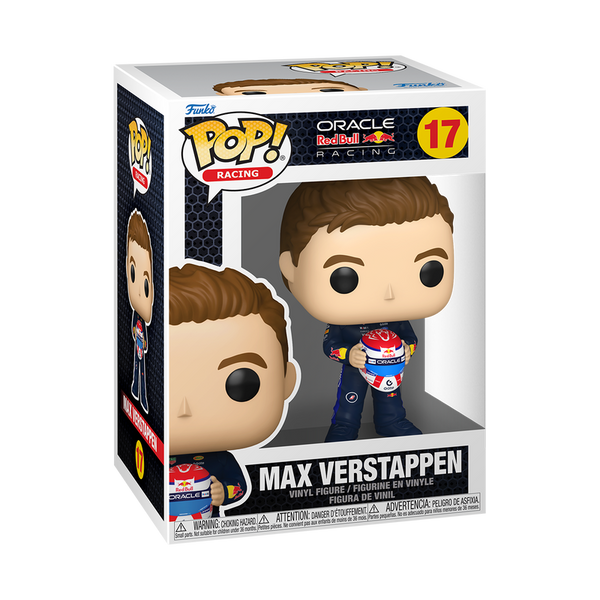 Formula 1 Redbull Verstappen (Holding Helmet) Funko Pop! Vinyl Figure #17 (Pre-Order)