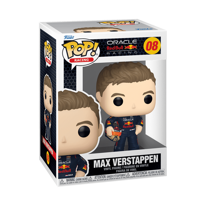 Funko Pop! Racing: Red Bull Racing - Max Verstappen with Helmet #8