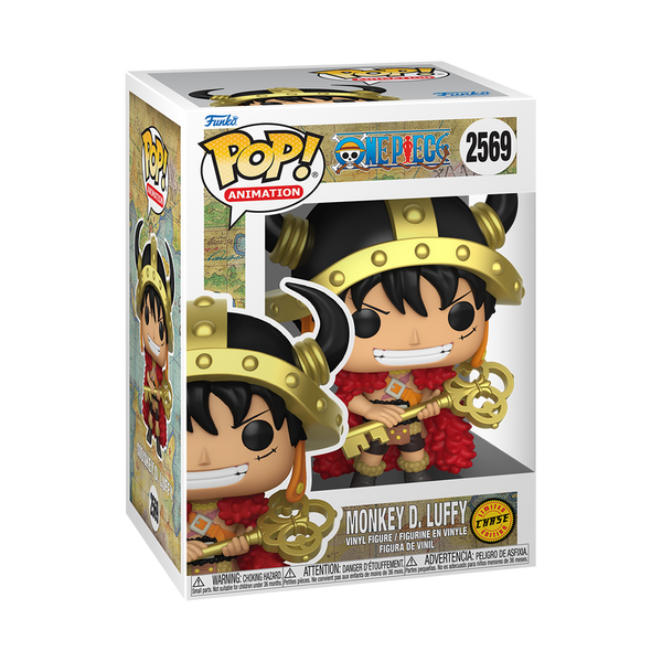 One Piece Pop! Monkey D. Luffy with Helmet #2569 - Chase Bundle - 1 Chase & 5 Commons (Pre-Order)