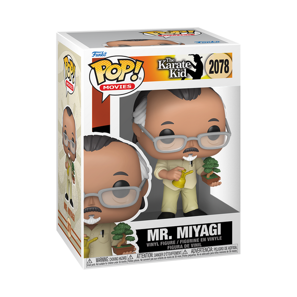 The Karate Kid Mr. Miyagi with Bonsai Tree Funko Pop! Vinyl Figure #2078 (Pre-Order)