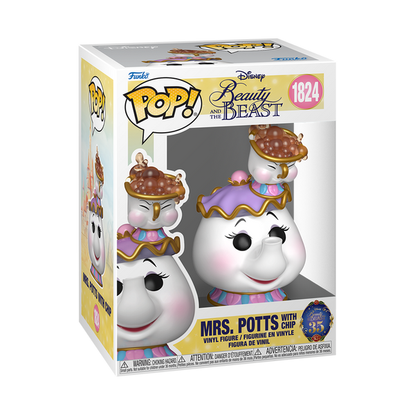 Beauty and the Beast Mrs. Potts with Chip Funko Pop! Vinyl Figure #1824 (Pre-Order)