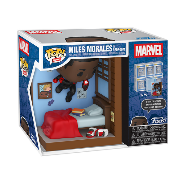 Marvel Pop! Nooks Miles Morales in Bedroom (Pre-Order)