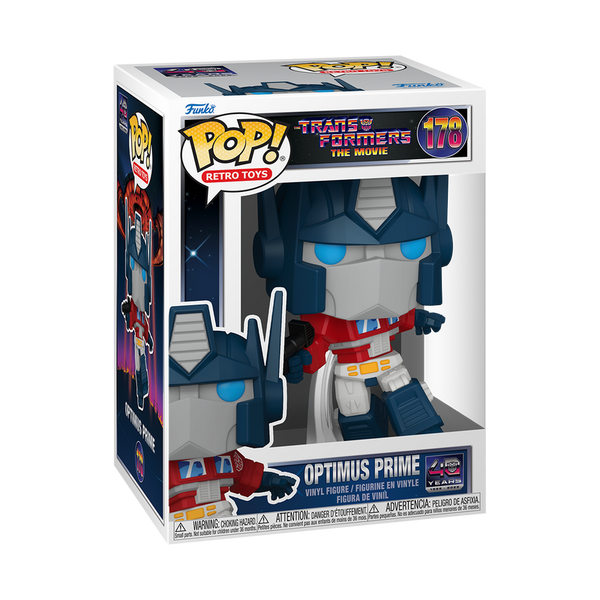 The Transformers: The Movie (40th Anniversary) Optimus Prime Funko Pop! Vinyl Figure #178 (Pre-Order)