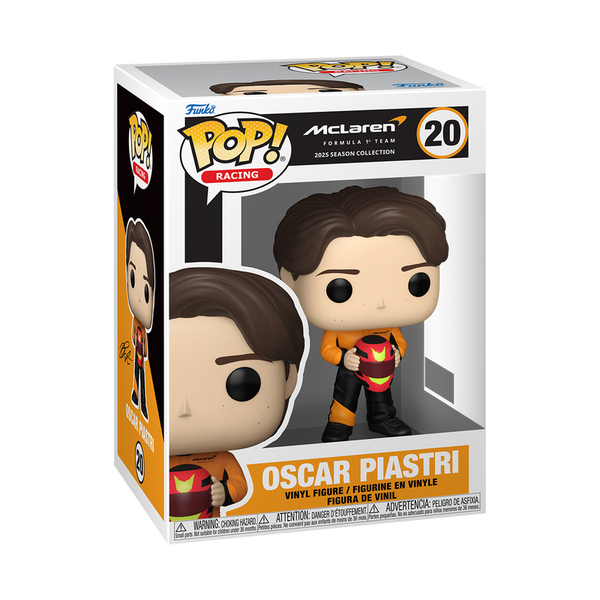 McLaren Oscar Piastri 2025 Season Collection Funko Pop! Vinyl Figure #20 (Pre-Order)