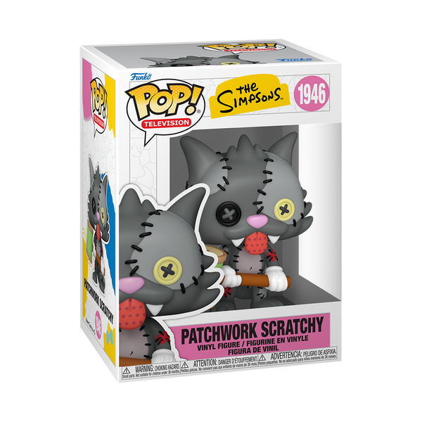 The Simpsons Patchwork Scratchy Funko Pop! Vinyl Figure #1946 (Pre-Order)
