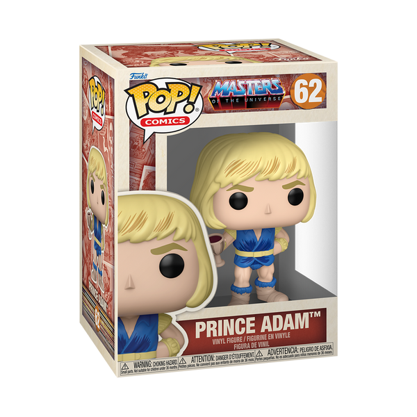 Masters of the Universe Prince Adam (Vintage) Funko Pop! Vinyl Figure #62 (Pre-Order)
