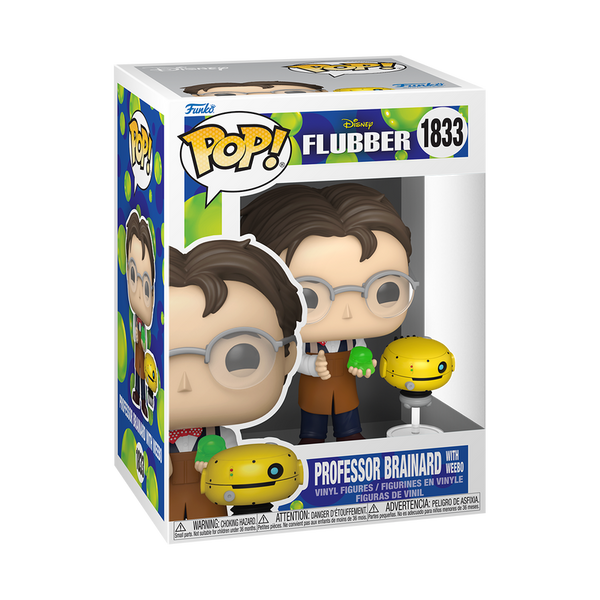 Disney's Flubber Professor Brainard with Weebo Funko Pop! Vinyl Figure and Pop! Buddy #1833 - Chase Bundle (Pre-Order)