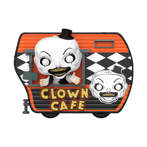 Terrifier 2 Art with Clown Cafe Deluxe Funko Pop! Ride #149 (Pre-Order)