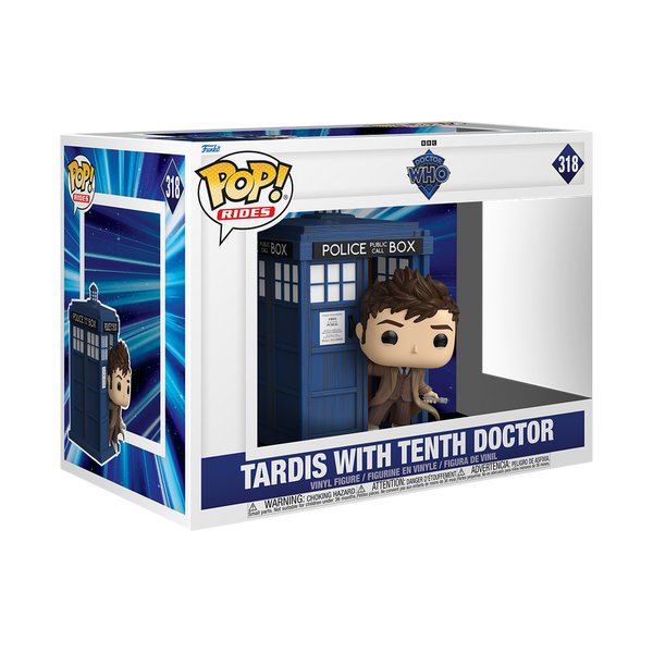 Doctor Who TARDIS with Tenth Doctor Deluxe Funko Pop Ride #318 - Specialty Series (Pre-Order)