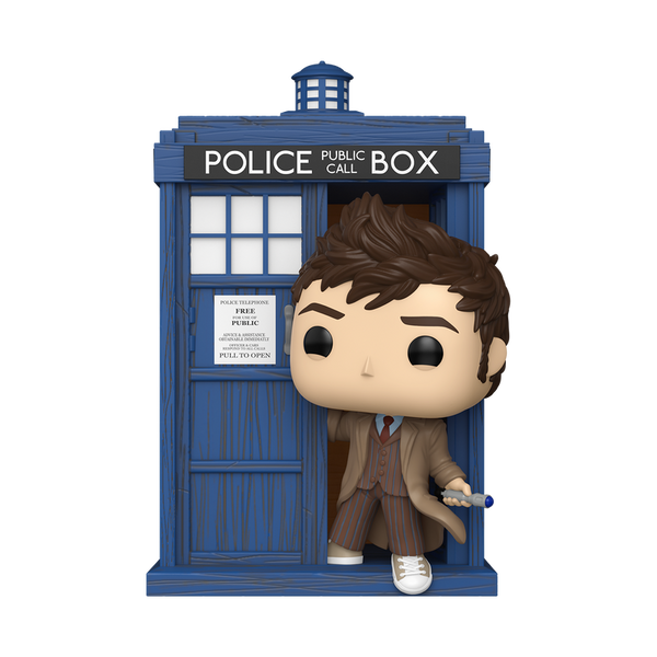 Doctor Who TARDIS with Tenth Doctor Deluxe Funko Pop Ride #318 - Specialty Series (Pre-Order)