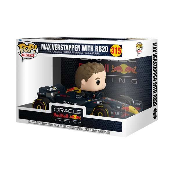 Funko Pop! Super Deluxe - Racing: Red Bull Racing - Max Verstappen with RB20 #315