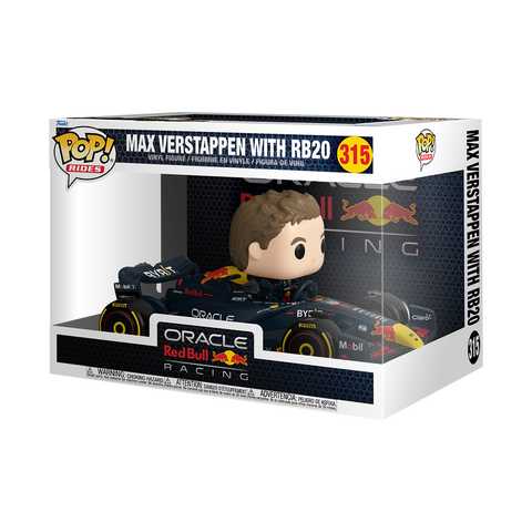 Funko Pop! Super Deluxe - Racing: Red Bull Racing - Max Verstappen with RB20 #315